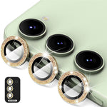 ENKAY HAT PRINCE 1-set för Samsung Galaxy S23 / S23+ Kameralinsfilm Strass Aluminiumlegering + Härdat Glas Linsskydd