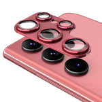 ENKAY HAT PRINCE Camera Lens Protector for Samsung Galaxy S22 Ultra 5G Aluminium Alloy + Tempered Glass Camera Lens Film