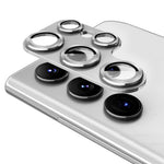 ENKAY HAT PRINCE Camera Lens Protector for Samsung Galaxy S22 Ultra 5G Aluminium Alloy + Tempered Glass Camera Lens Film