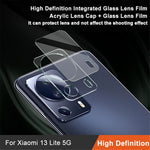 IMAK För Xiaomi 13 Lite / Civi 2 5G Kameralinsskydd HD Klar Härdat Glas Bakre Linsfilm + Akryl Linsskydd