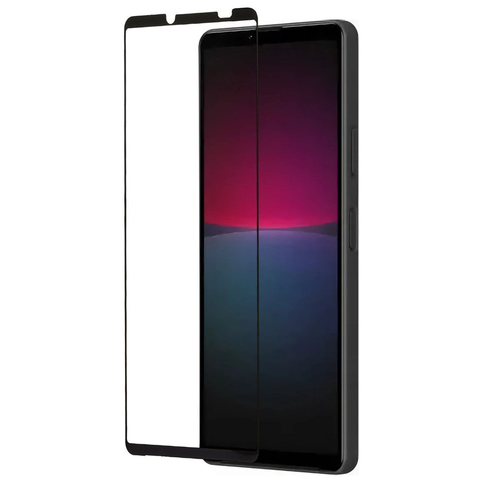 Tempered Glass Film for Sony Xperia 10 V, Full Glue Anti-Shatter Silk Printing Screen Protector