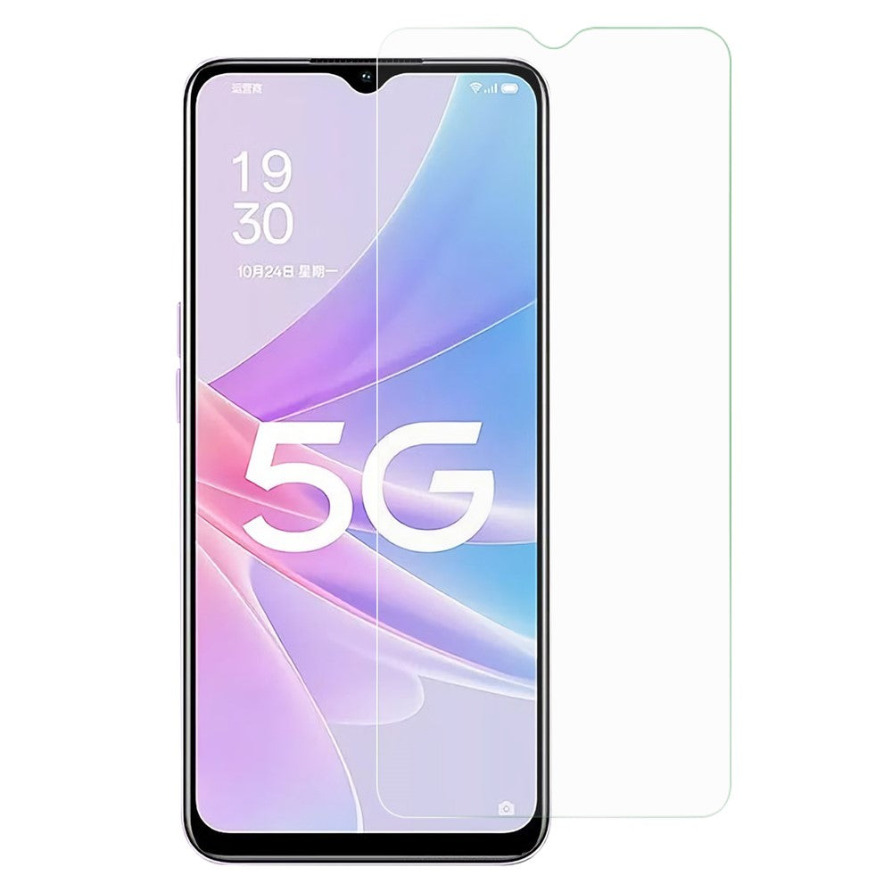 For Oppo A78 5G High Aluminum-silicon Glass Screen Protector 0.25 Arc Edge Transparent Film