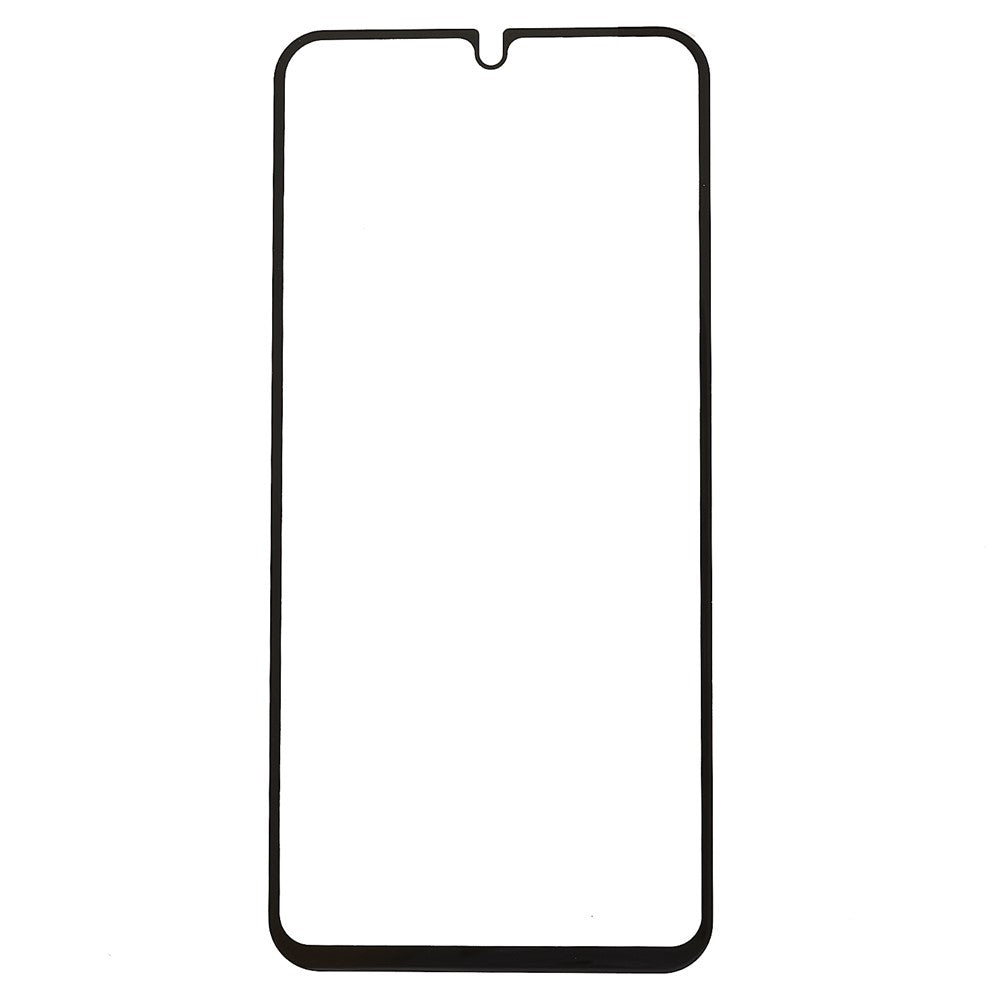 For Samsung Galaxy A34 5G Silk Printing Screen Protector Black Edge Clear Tempered Glass Film