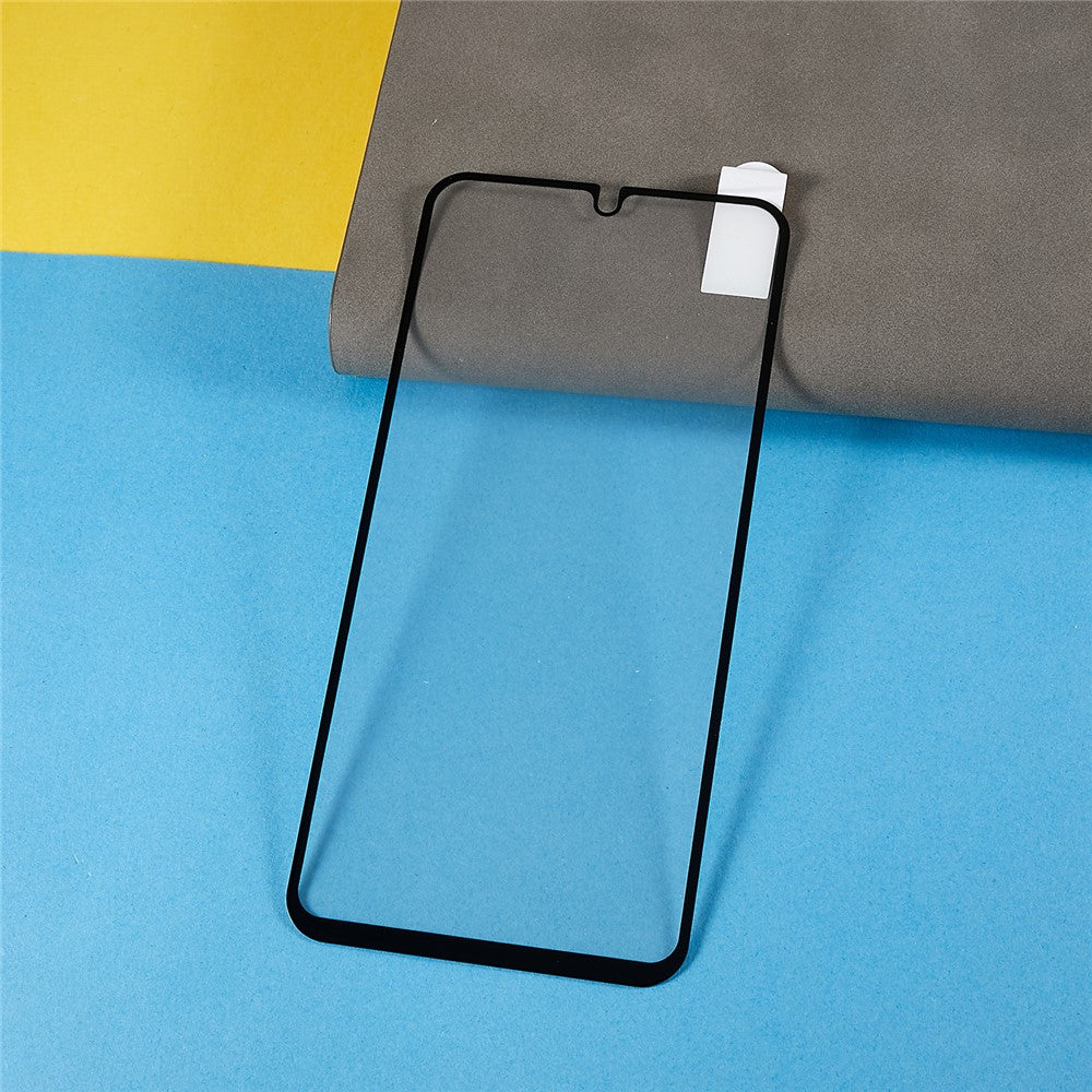 For Samsung Galaxy A34 5G Silk Printing Screen Protector Black Edge Clear Tempered Glass Film