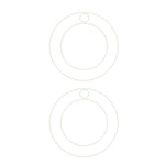 2Pcs / Set For Honor X9a 5G / X40 5G / Magic5 Lite 5G Camera Lens Protector 3D Arc Edge Tempered Glass Phone Camera Lens Film
