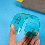 For Samsung Galaxy S22+ 5G / S23+ Phone Screen Protector Silicon Carbide Anti-explosion Full Coverage Film (Support Fingerprint Unlock)