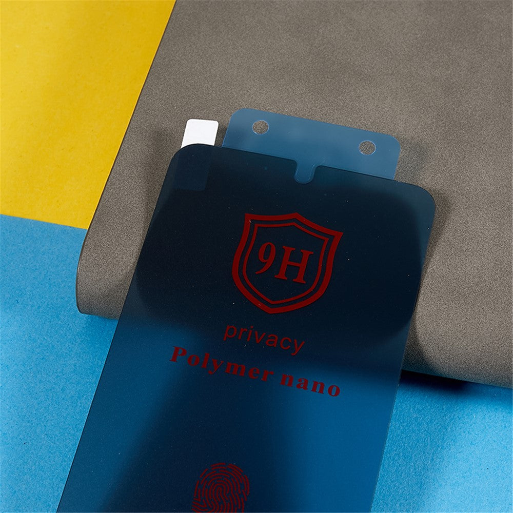 For Samsung Galaxy S22 5G / S23 Anti-spy Screen Protector Silicon Carbide Full Cover Anti-explosion Film (Support Fingerprint Unlock)
