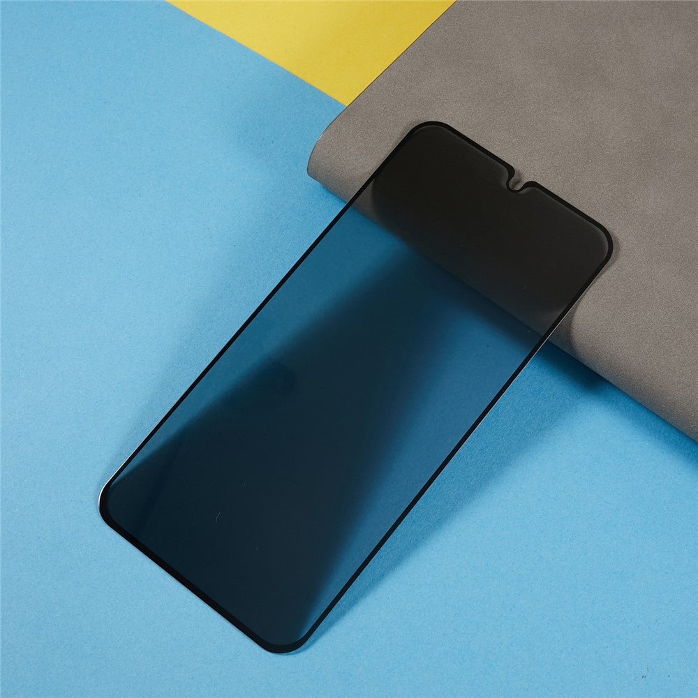 Til Samsung Galaxy A34 5G Silketryk Anti-spion Fuld Skærmbeskytter Høj Aluminium-silicium Glas Fuld Lim Film