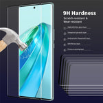ENKAY HAT PRINCE 2 stk. til Honor X9a 5G / Magic5 Lite 5G Side Lim Hærdet Glas Telefon Skærmfilm Understøtter Fingeraftryksoplåsning