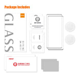 ENKAY HAT PRINCE 2 stk. til Honor X9a 5G / Magic5 Lite 5G Side Lim Hærdet Glas Telefon Skærmfilm Understøtter Fingeraftryksoplåsning