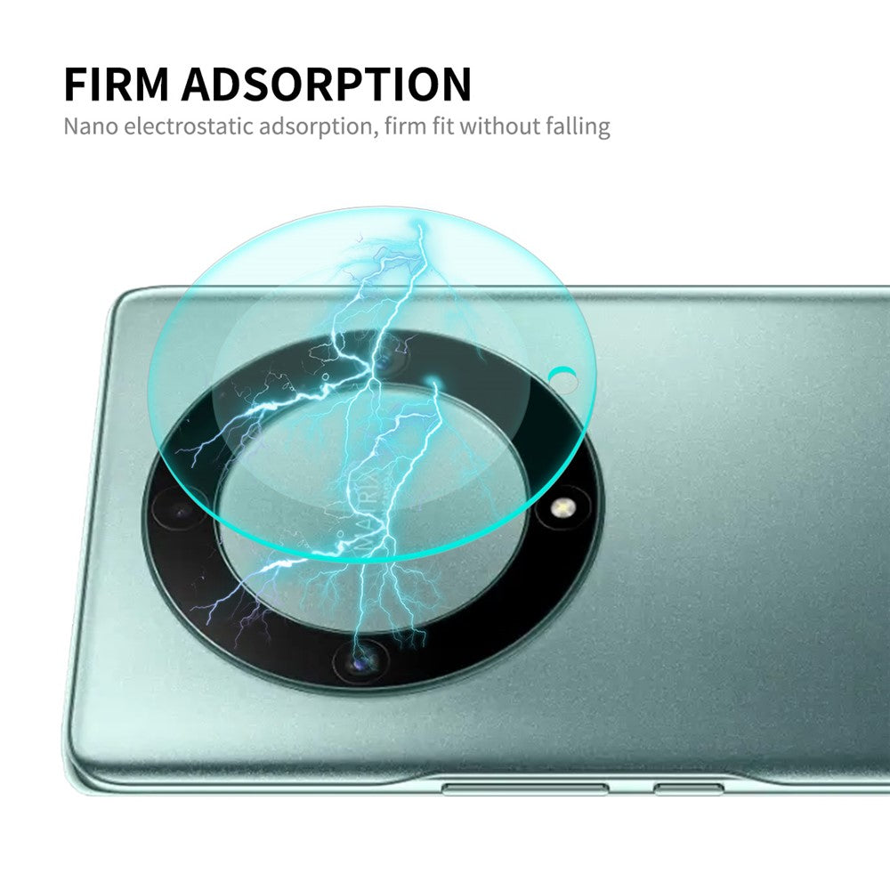 ENKAY HAT PRINCE 2Pcs for Honor Magic5 Lite 5G / X9a 5G Camera Lens Protector 0.2mm 9H High Aluminum-silicon Glass Film