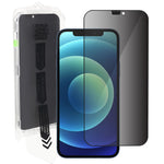 RURIHAI For iPhone 12 / 12 Pro Anti-spy Phone Screen Protector HD Clear Anti-static High Aluminum-silicon Glass Film