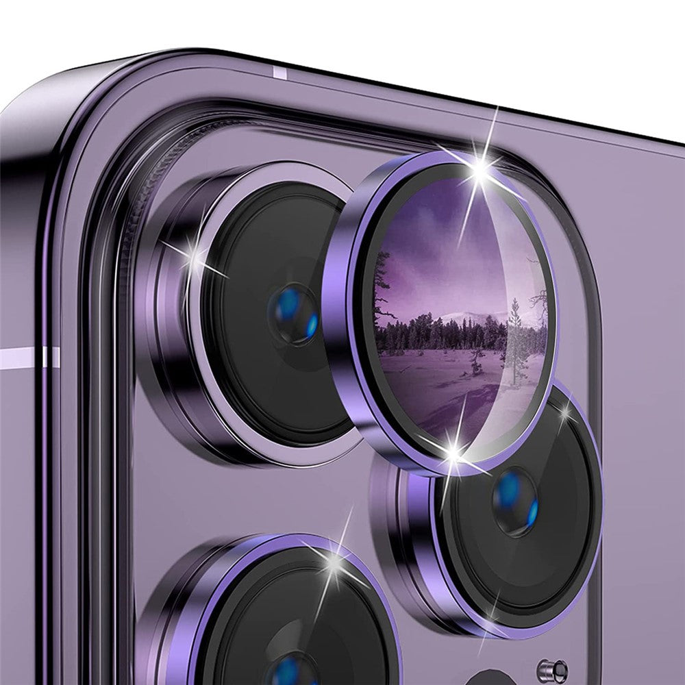 ENKAY HAT PRINCE 3 stk./sæt til iPhone 14 Pro / 14 Pro Max krystalklar kameralinsebeskytter hærdet glas linsefilm