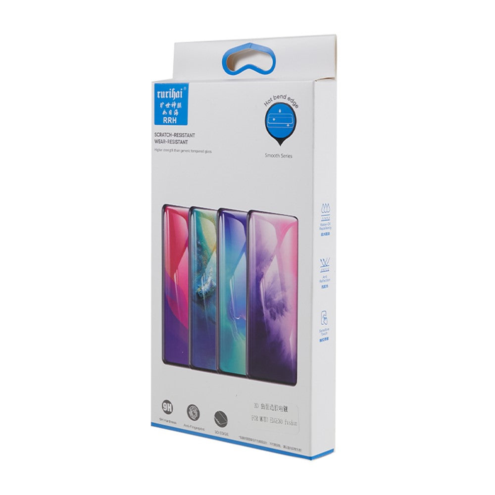 RURIHAI For Honor Magic5 Lite 5G / X9a 5G / X40 5G 3D Curved Screen Protector Side Glue High Aluminium-silicon Glass Film