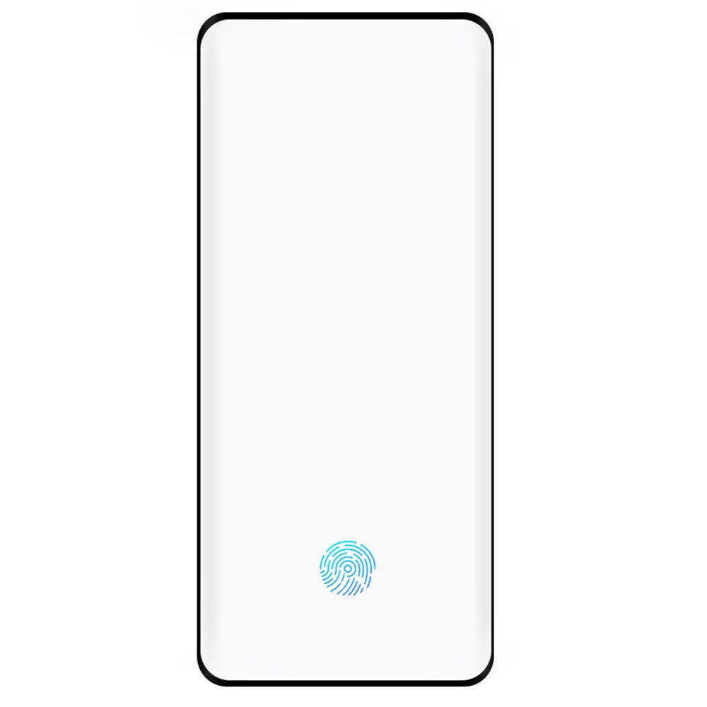 RURIHAI För Xiaomi 13 Pro 5G mobilskärmskydd 3D Böjd Hög Aluminium-Silikon Glasfilm (Stödjer Fingeravtryckslåsning)