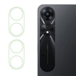 2Pcs  /  Set For Oppo A78 5G / A58 5G Phone Camera Lens Protector 3D Arc Edge Tempered Glass Lens Film