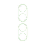 2Pcs  /  Set For Oppo A78 5G / A58 5G Phone Camera Lens Protector 3D Arc Edge Tempered Glass Lens Film