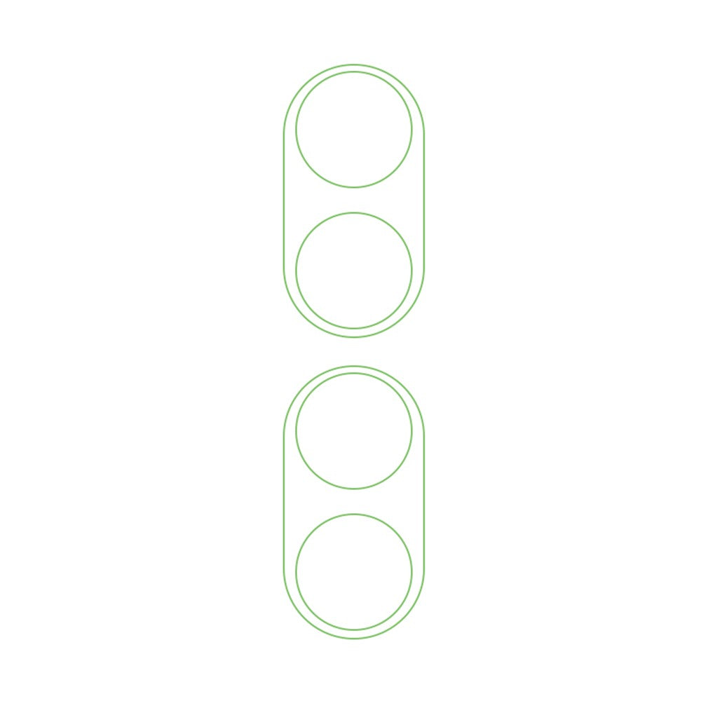 2Pcs  /  Set For Oppo A78 5G / A58 5G Phone Camera Lens Protector 3D Arc Edge Tempered Glass Lens Film