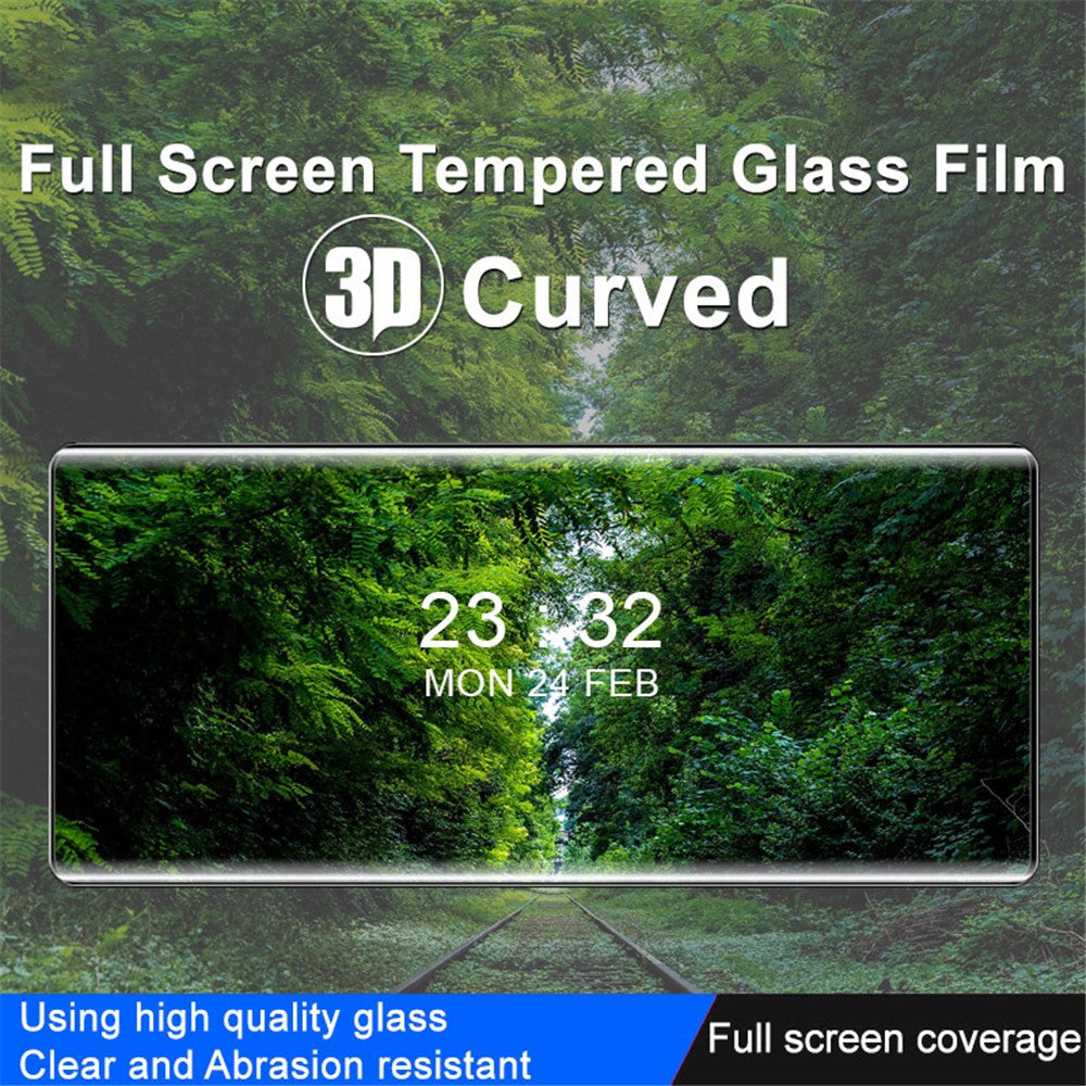 IMAK For Honor X9a 5G / Magic5 Lite 5G / X40 5G Tempered Glass Film Anti-scratch 3D Curved Ultra Clear Full Coverage Screen Protector