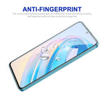ENKAY HAT PRINCE, 2 stk. fuldskærmsbeskyttere til Honor X8a 4G, 0,26 mm, 9H, 2,5D, høj aluminiums-siliciumglas med silketryk