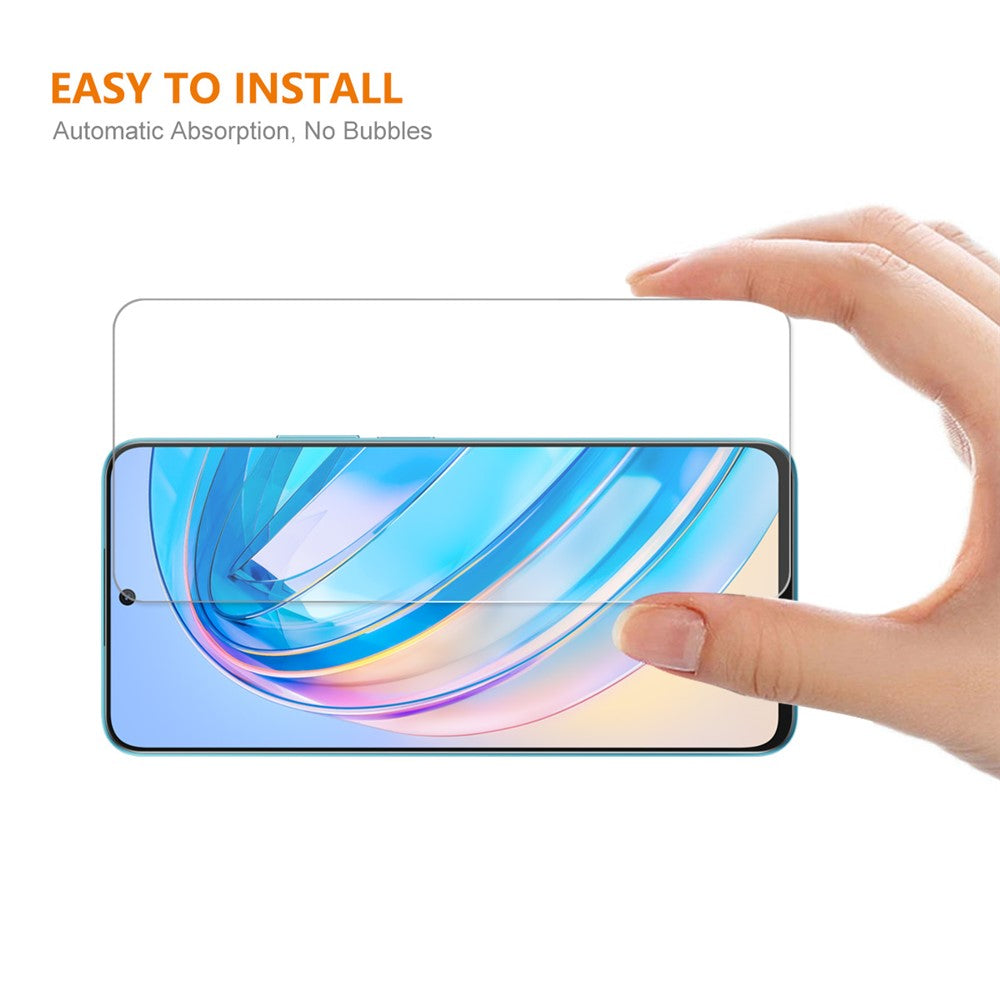 ENKAY HAT PRINCE for Honor X8a 4G Anti-explosion Screen Protector 0.26mm 9H 2.5D High Aluminum-silicon Glass Phone Screen Film