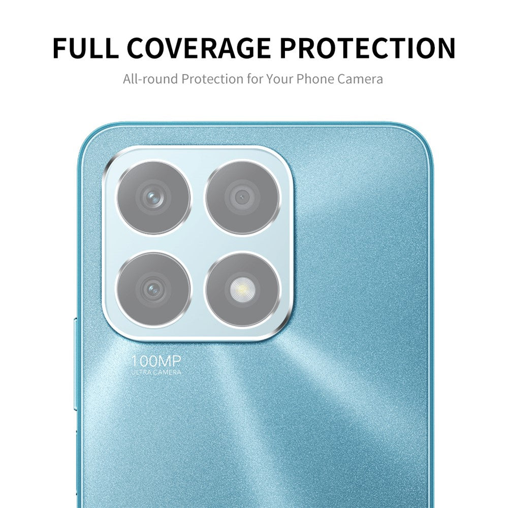 ENKAY HAT PRINCE 2Pcs For Honor X8a 4G HD Clear Camera Lens Protector Cell Phone Camera Tempered Glass Protective Film