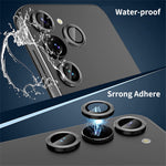 ENKAY HAT PRINCE For Samsung Galaxy A54 5G Aluminum Alloy+Tempered Glass Camera Lens Protector Set Camera Ring Cover
