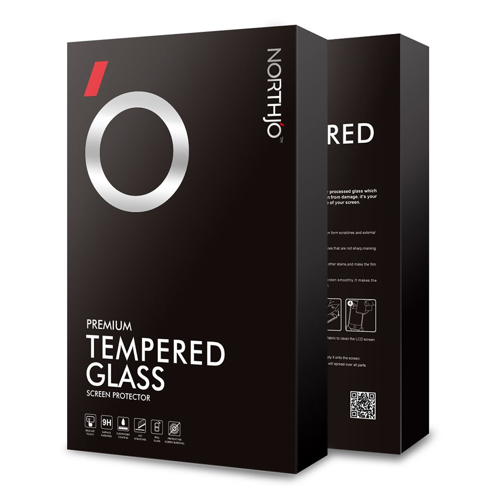 NORTHJO A+ For Nintendo Switch OLED 0.3mm Screen Protector Scratch-Resistant 2.5D Tempered Glass Film
