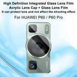 IMAK For Huawei P60 / P60 Pro Integrated Lens Film High Definition Tempered Glass Protector Acrylic Lens Cap