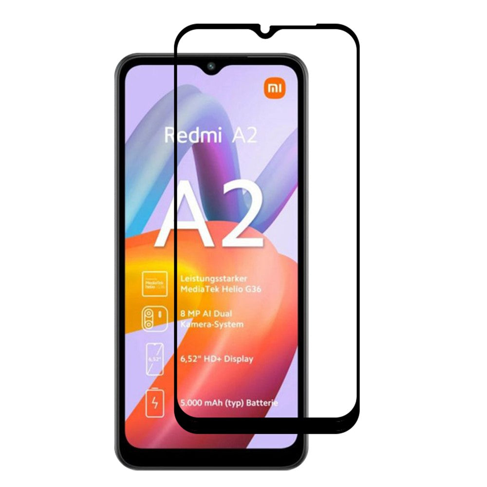 RURIHAI 10 st. högkvalitativ aluminium-kiselglasfilm för Xiaomi Redmi A1+ 4G / A1 4G / A2+ 4G / A2 4G / Poco C50 4G sekundärhärdande skärmskydd