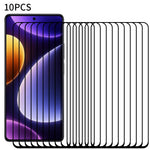 RURIHAI 10 st. skyddsfilm för Xiaomi Redmi Note 12 Turbo / Poco F5 5G sekundärhärdande hög aluminium-kiselglasskydd