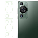 2 st/set för Huawei P60/P60 Pro härdat glas kameralinsfilm HD klar 3D bågkant mobillinsskydd