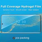 IMAK 2Pcs  /  Set Hydrogel Film III Soft TPU Screen Film for Huawei P60 / P60 Pro Clear Full Screen Protector