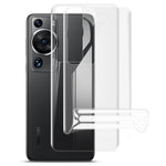 IMAK 2 st/set för Huawei P60/P60 Pro hydrogelfilm III TPU bakfilm HD genomskinligt bakskydd för mobil