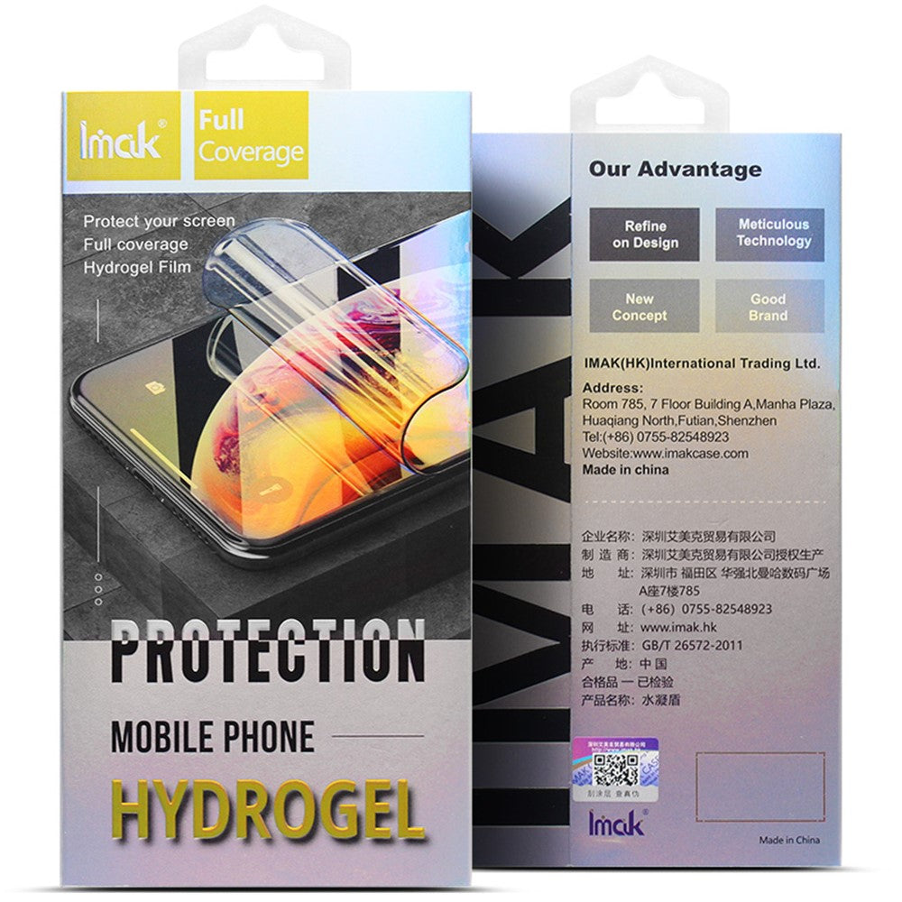 IMAK 2 st / set för Huawei P60 / P60 Pro hydrogelfilm III TPU bakfilm HD genomskinlig mobil bakskydd