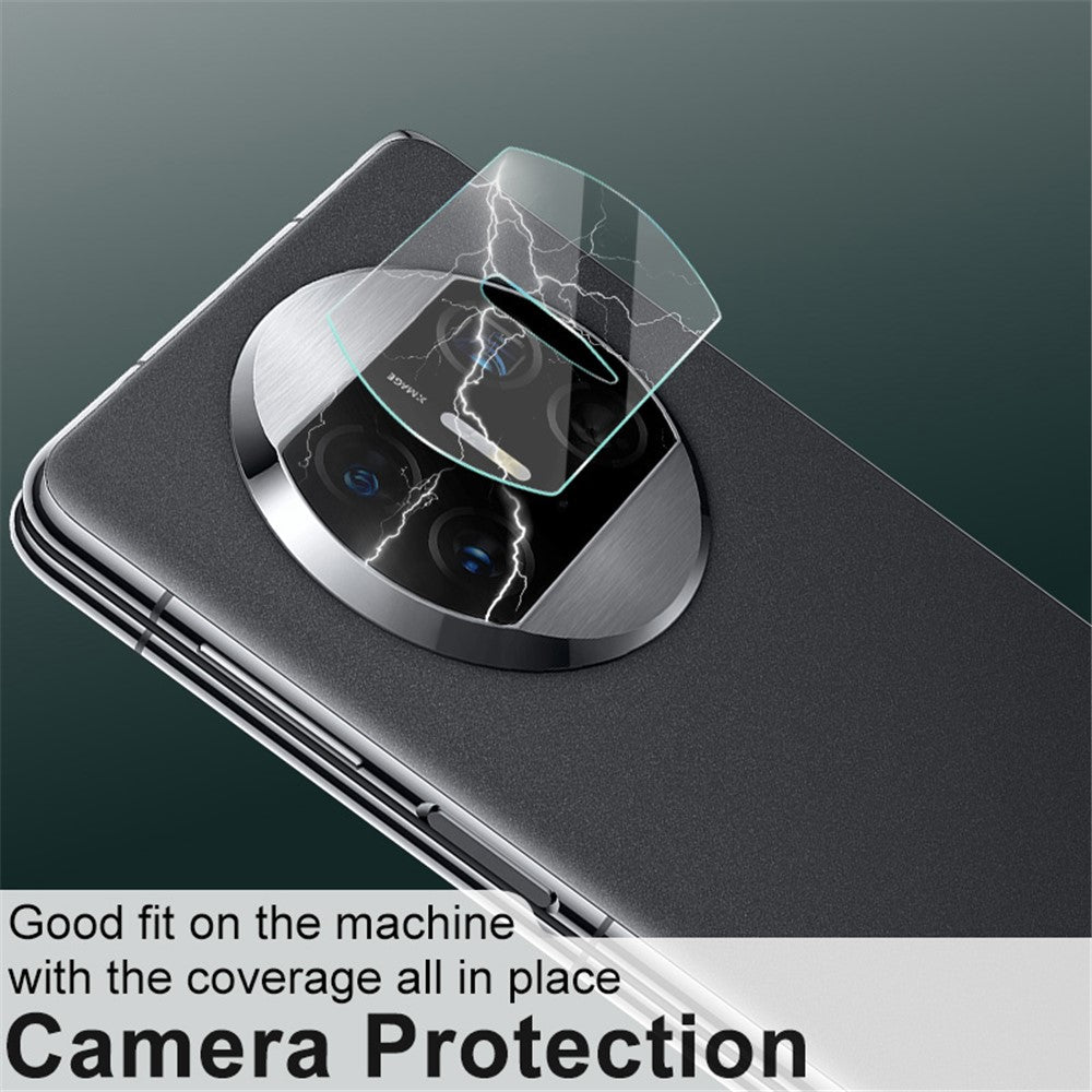 IMAK 2Pcs / Set For Huawei Mate X3 5G Transparent Rear Camera Lens Protector Tempered Glass Film
