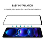Xiaomi Redmi Note 12 4G Heltäckande mobilskärmskydd Silk Print Härdat Glas Heltäckande Film