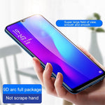 Helskärmsskydd för mobil för Xiaomi Redmi Note 12 4G, 9D-silkestryck med sidolim och härdat glasfilm