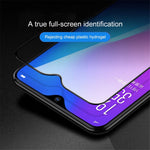 Helskärmsskydd för mobil för Xiaomi Redmi Note 12 4G, 9D-silkestryck med sidolim och härdat glasfilm