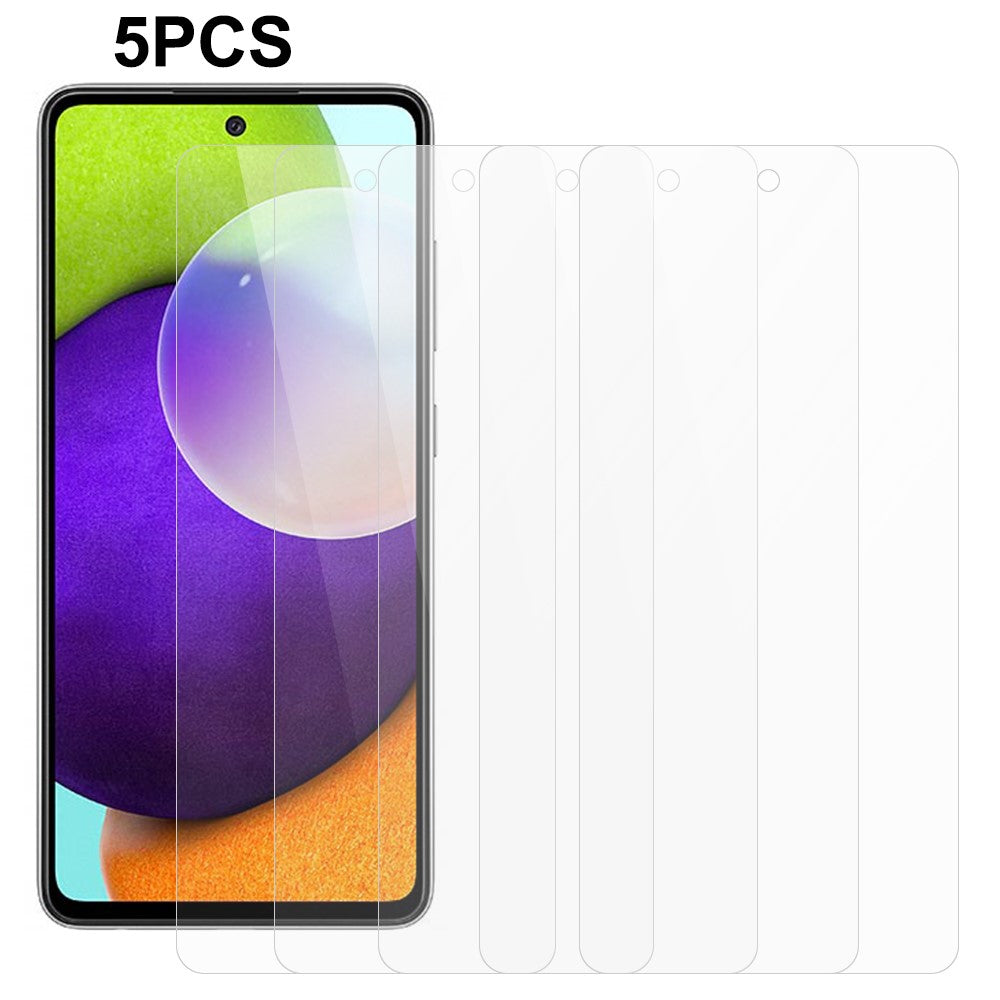 5Pcs / Set for Samsung Galaxy A52 4G / 5G / A52s 5G 2.5D 0.3mm Tempered Glass Film Phone Screen Protector