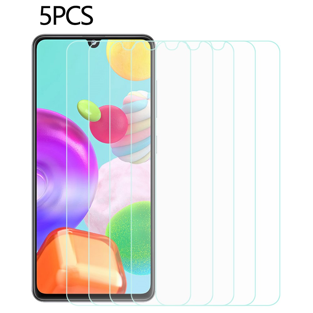5 stk./pakke til Samsung Galaxy A41 (global version) skærmbeskytter 2.5D hærdet glas 0.3mm klar film