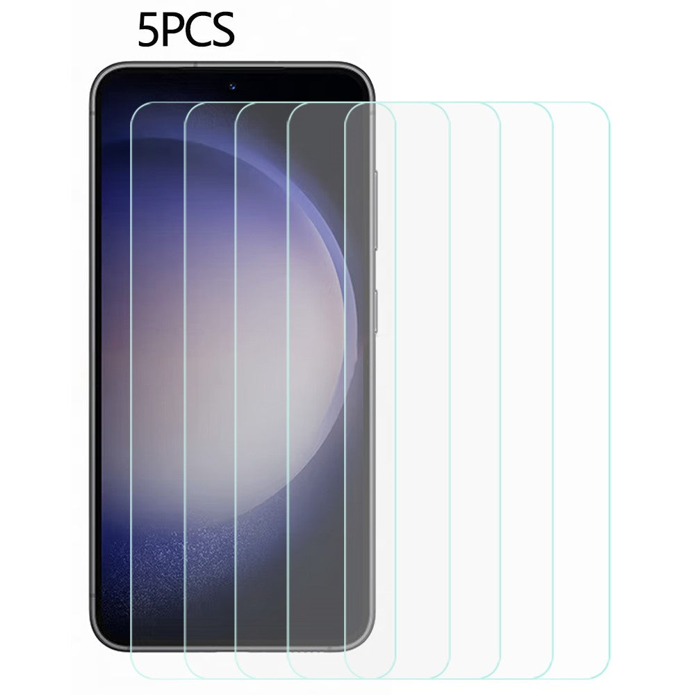5PCS For Samsung Galaxy A24 4G (162.1 x 77.6 x 8.3mm) Shockproof Phone Screen Film 0.3mm 2.5D Arc Tempered Glass Screen Protector