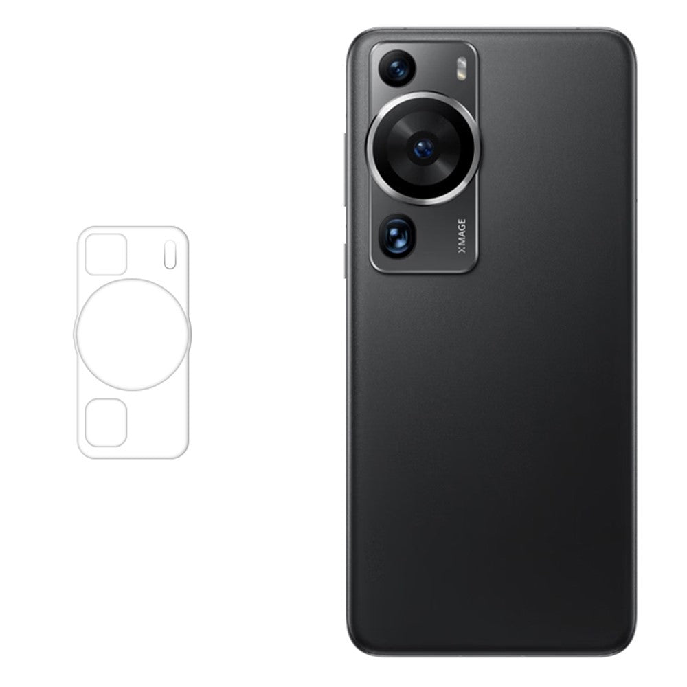 RURIHAI För Huawei P60 Pro mobilkameralinsskydd Hög Aluminium-kisel Glas 3D Bakre Linsfilm