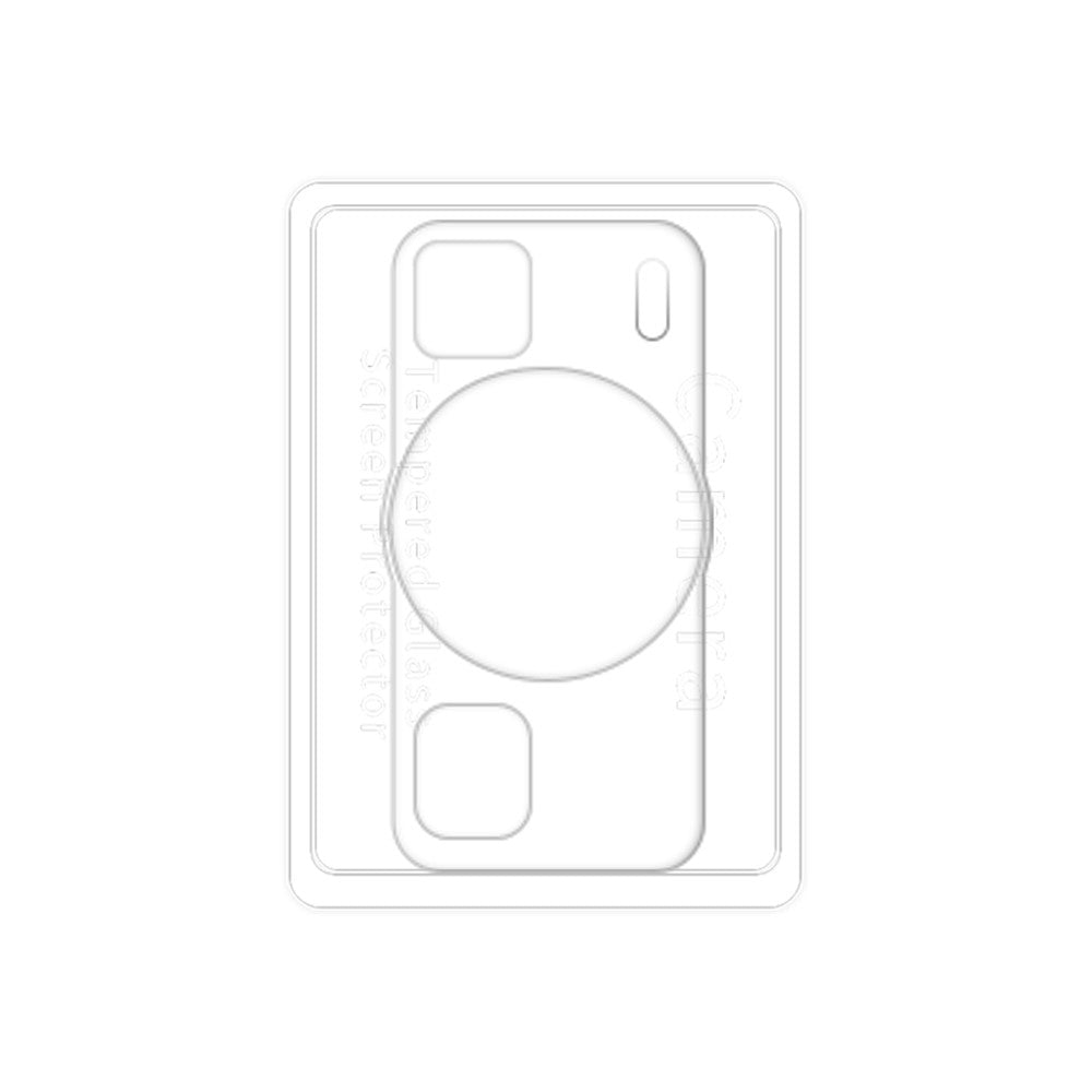 RURIHAI För Huawei P60 Pro mobilkameralinsskydd Hög Aluminium-kisel Glas 3D Bakre Linsfilm