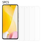 5Pcs / Pack For Xiaomi 12 Lite 5G Tempered Glass Shatter-proof Screen Protector 2.5D 0.3mm Phone Screen Film