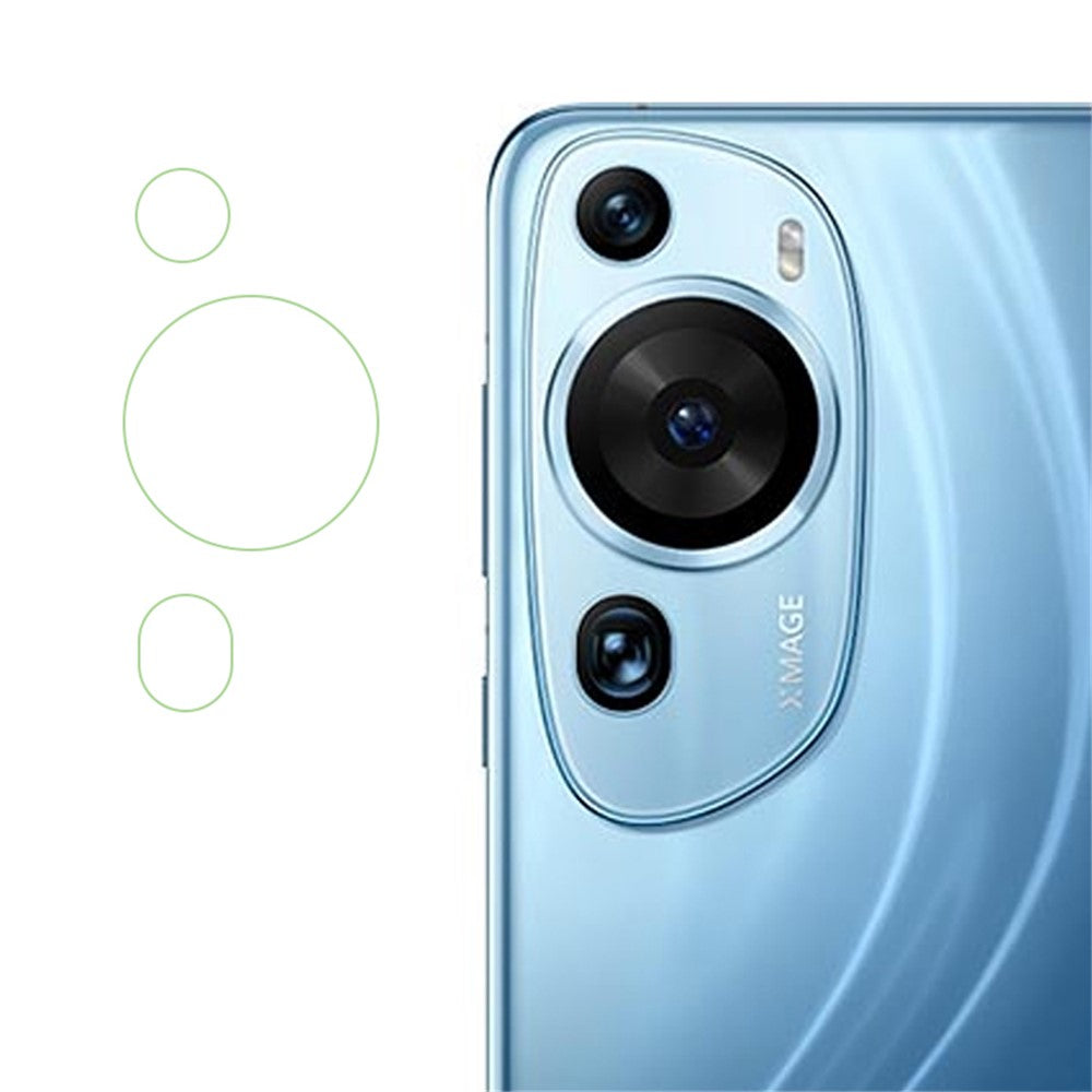 Huawei P60 Art Soft Soda-Lime Glass HD Linsfilm Explosionsskyddande Bakkamera Linsskydd