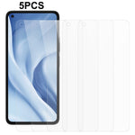 5 st för Xiaomi 11 Lite 5G NE / Mi 11 Lite 4G / 5G skärmfilm 2.5D Arc 0.3mm härdat glas skärmskydd