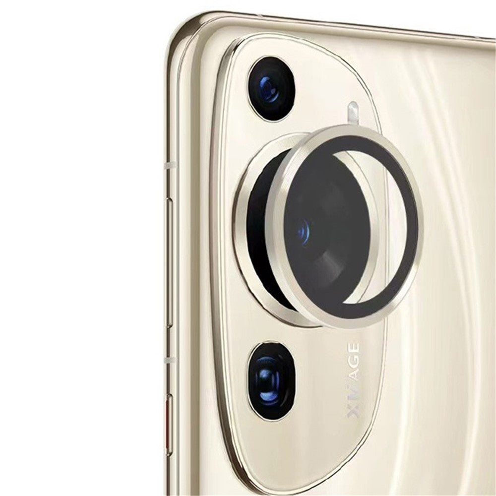 ENKAY HAT PRINCE För Huawei P60 / P60 Pro / P60 Art Kameralinsskydd Aluminiumlegering List Härdat Glas Bakre Linsfilm