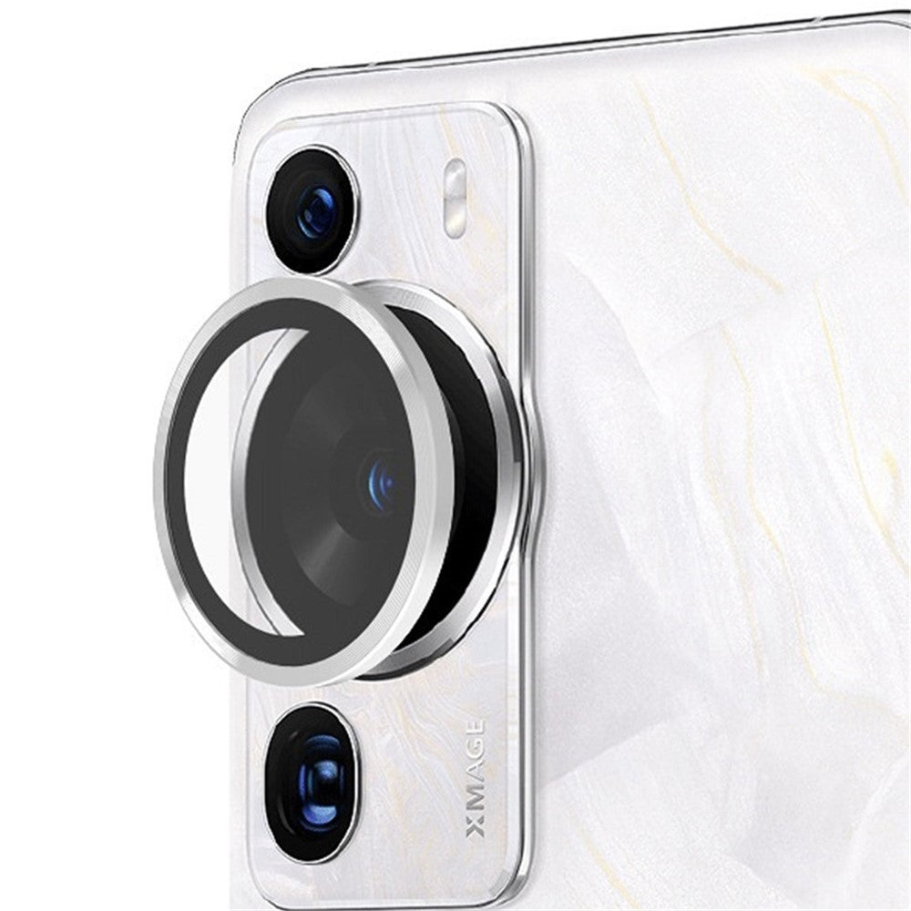 ENKAY HAT PRINCE För Huawei P60 / P60 Pro / P60 Art Kameralinsskydd Aluminiumlegering List Härdat Glas Bakre Linsfilm