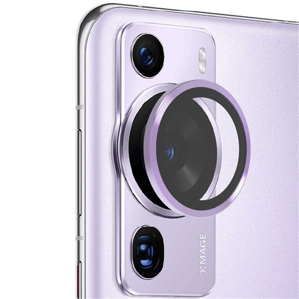 ENKAY HAT PRINCE För Huawei P60 / P60 Pro / P60 Art Kameralinsskydd Aluminiumlegering List Härdat Glas Bakre Linsfilm